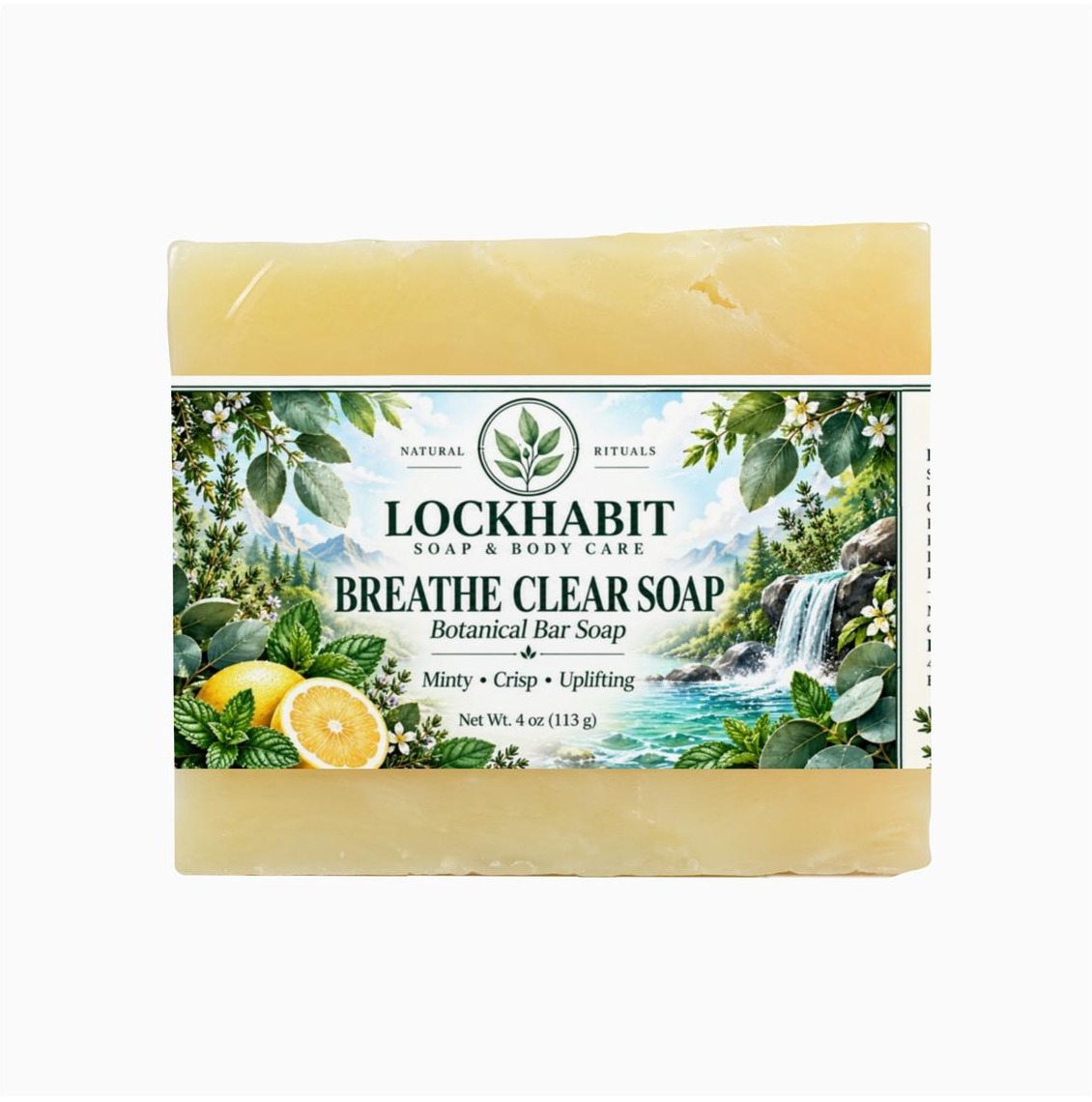 LOCKHABIT Breathe Clear Soap front view